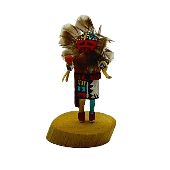 Hand Crafted Other - Handmade Miniature 1.5" (app.) Kachina Doll - "Sun Face"